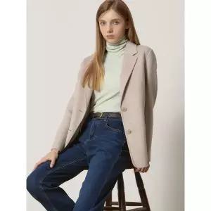 [쉬즈미스]오버사이즈 투버튼 핸드메이드 재킷 택가격 398000원 _P413251735