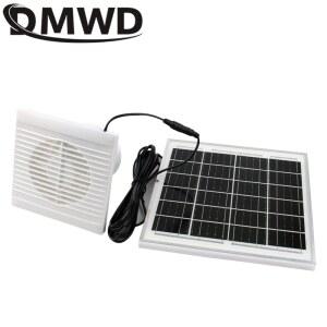 8W 태양열 배기 송풍기 절약 닭장 방지 12V 고속 에너지 모기 치킨 장치 욕실 오리 환기 주방 디자인 공기