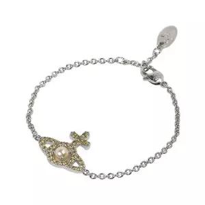 [비비안웨스트우드]6102021E P643 FW25 여성 올리피아 펄 체인 팔찌 149694557