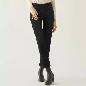 [하프클럽/지센]여성절포인트기모배기데님LCDPNA24_BK