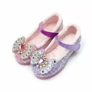 [보리보리/앙쥬]여아구두 유아 아기 키즈 어린이 주니어 초등 fx레이블하트LED 털플랫슈즈