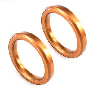 APC 2조각 머플러 배기 가스켓 49cc 50cc 110cc 150cc GY6 70 90 100 125cc 스쿠터 자전거 ATV 오토바이 부