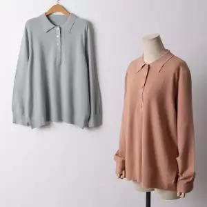 빅사이즈 512 데일리카라루즈티셔츠 DAPF539