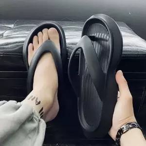 2컬러 남녀공용 웨지 통굽 쪼리 DS-CC003