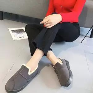 양털 데일리 여행 단화 모카신 겨울 플랫 슈즈 신발