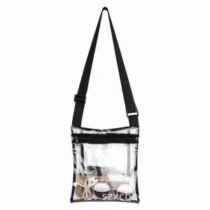 [하프클럽/]투명 해변 pvc백 비치가방