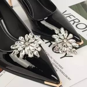 구두 큐빅 장식 2p 웨딩슈즈 구두 촬영 신발장식 신발꾸미기 신발악세사리