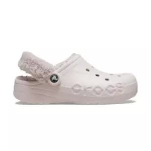 슬리퍼 샌들 NQS 206633-6PI 바야 라인드 퍼즈 스트랩 클로그 베얼리 핑크