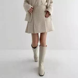 [하프클럽/셀러허브_여성트랜드패션]빅사이즈 510 플리츠울밴딩팬츠스커트