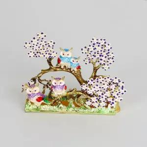 데일리데코 부엉이숲 명함꽂이 인테리어 소품