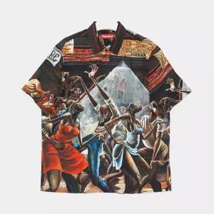 슈프림 어니 반스 숏슬리브 반팔 남성 셔츠 SS25S37 DANCE