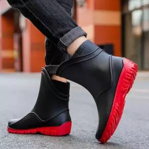 레인부츠 미들부츠 4컬러 작업부츠 웨스턴장화 남성