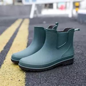 3컬러 장마작업화 베이직 숏레인부츠 텃밭장화 남성