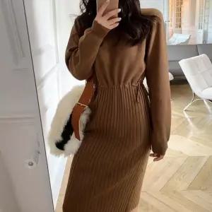 사이드 원피스 롱 겨울 원피스 원피스 스트링 니트원피스 루즈핏 가을