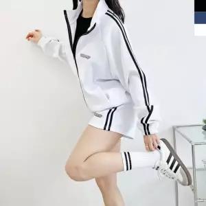 여자 트레이닝복 트랙 집업 자켓 HL] 반바지 투라인