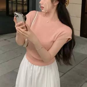 룩 데이트 나들이 봄 핏 슬림 코디 니트 슬리브리스