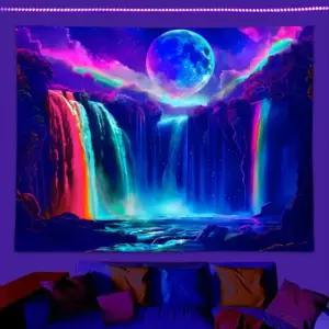 UV 태피스트리 라이트 파티장식 폭포 인테리어