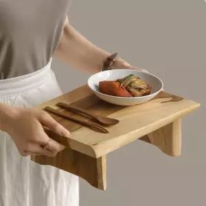 받침대 30cm 미니선반 다용도 베란다화분선반 원목