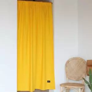 커튼가리개 커튼 수납장커튼 140x220 옐로우