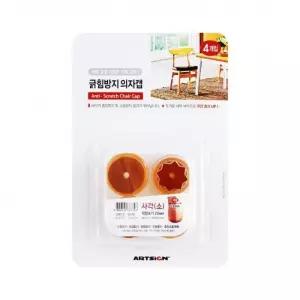 흠집 아트 소음 (31x26mm) 긁힘방지의자캡(사각/투명)소