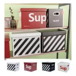 정리함 44x33x33cm 종이 수납함 이사박스 다용도 상자