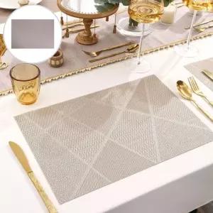 식탁 커버 심플 매트 미니멀한 PVC 인테리어 테이블