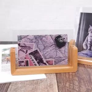 액자 포토엽서 사진꽂이 인테리어 우드 4x6