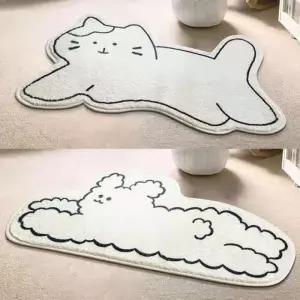멍냥미니발매트 주방매트 욕실 발판 거실매트 집꾸미기 현관 러그 인테리어소품 거실