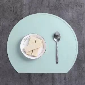 플레이팅매트 식탁매트 하프문 식탁 주방 실리콘 실리콘매트 테이블매트 플레이트매트