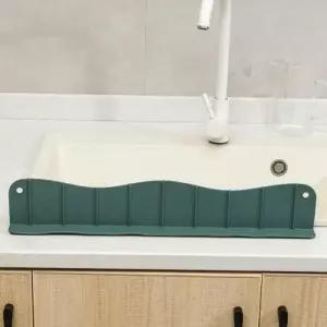 그린 문어빨판 가림막 싱크대물튐방지커버 설거지 싱크대 싱크대물막이 설겆이물 물막