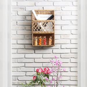 홈데코 라탄 마이룸 포켓/벽걸이수납함