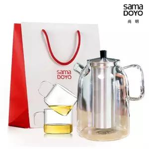 사마글라스 사마도요 티포트세트 직화 2000ml + 찻잔 2P 정품 쇼핑백