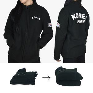 ROKA 코리아아미 왕기모 로카후리스 도매가 한정판매 검정 군인 군용