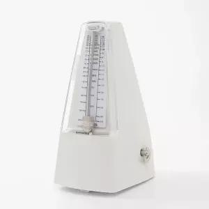 클래식 태엽 메트로놈(화이트) 피아노박자기 수동