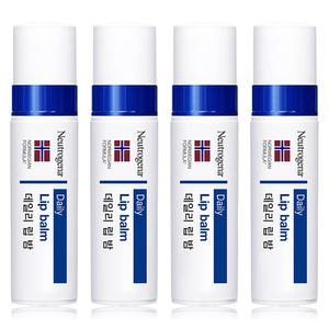 뉴트로지나 데일리 립 밤 x 4개