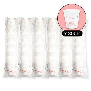 [잡동산이]위생종이컵(190ml) 300P 일회용종이컵 자판기종이컵 커피컵 자판기컵