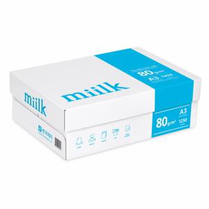 밀크 A3용지 80g 1박스(1250매) Miilk
