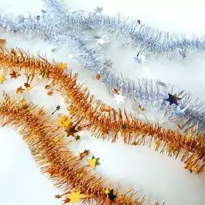 아트박스/탑키드 반짝이 별모루 (골드 실버 중 택 1) 10줄-1묶음