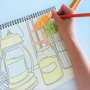 쉬운 컬러링북 어른 어르신 성인 시니어 색칠공부