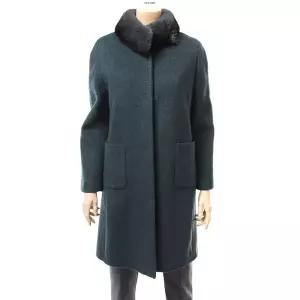 리본 밍크카라 캐시미어 코트(RC8-LC870)