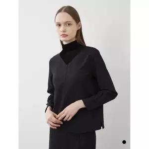 갤러리아 올리비아로렌 벨벳 패치 블라우스 VOCAL3W9121