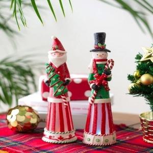 크리스마스 LED 길쭉 산타와 눈사람 2type