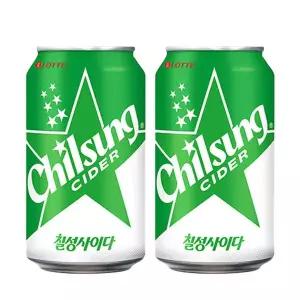 롯데칠성 칠성사이다 업소용 355ml 48캔