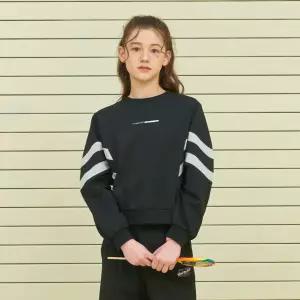 [오션스카이] [2color]여아 절개 배색 가오리 맨투맨 T-shirt