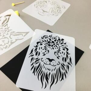 동물 그림그리기 가이드 템플릿 5종세트 A02936