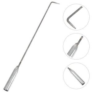 석탄 후크 실내 벽난로 철 포커 집게 외부 금속 캠핑 도구 구덩이 다기능 액세서리