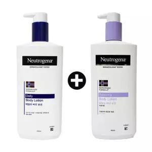 뉴트로지나 데일리 바디 로션 플로럴향 릴렉싱로션 라벤더향 450ml 2개
