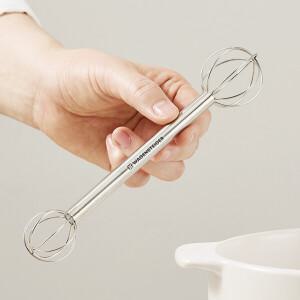 바겐슈타이거 양면 미니거품기 베이킹 우유 거품기 휘핑기 20cm