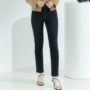 [뱅뱅] 여성  스트레이트핏 스판 데님_검정[35165975]