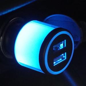 무드 차량용 LED 무드등 램프 충전기 시거잭 USB C타입